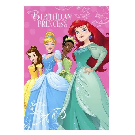 Disney Princess Birthday Card, Gift Wrap & Tag Set Extra Image 1